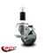 Service Caster 3'' Gray Poly Swivel 1-3/8'' Expanding Stem Caster with Brake SCC-EX20S314-PPUB-TLB-138 - alternate 4